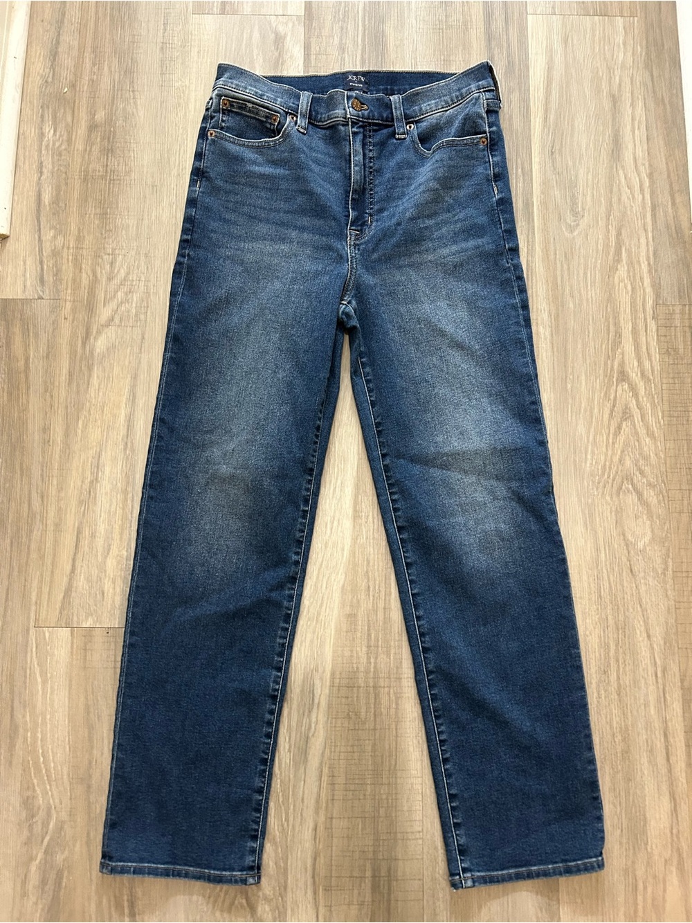 J.Crew High-rise Stovepipe Jean Sz 28 in signature stretch NWT